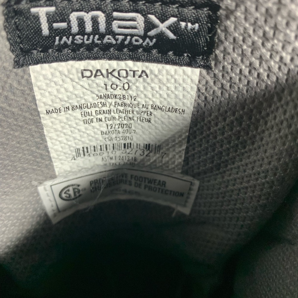 Men's 8 Inch Work Boots - Picture 6 of 6